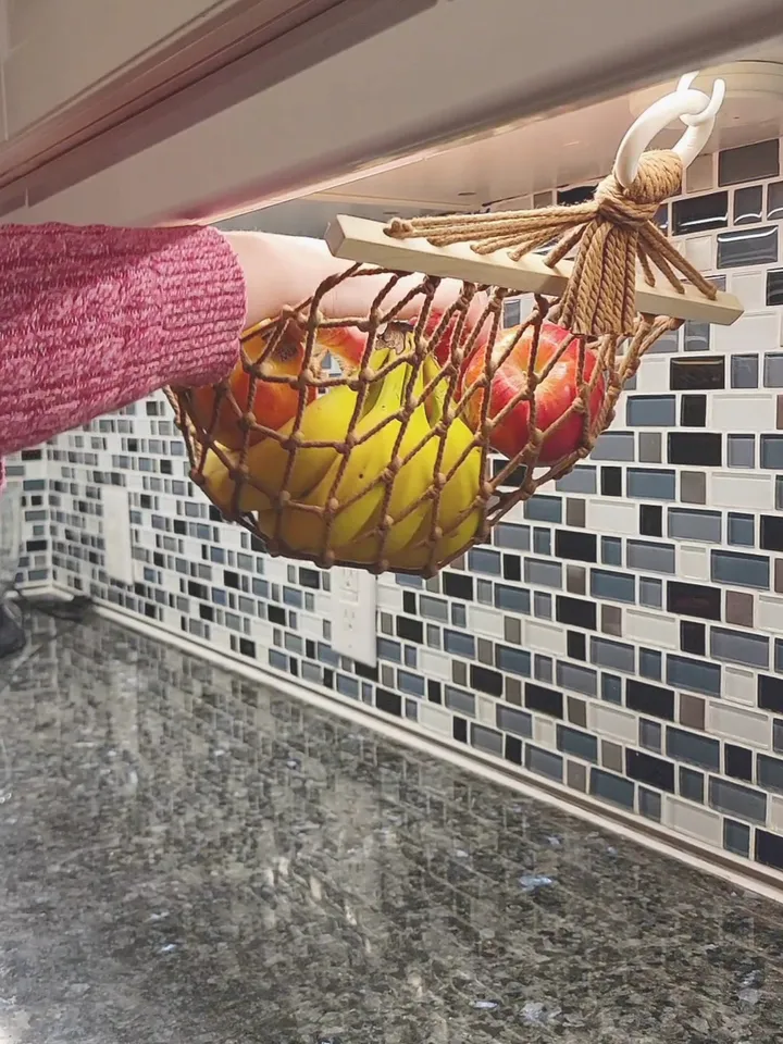 Dog Toy Holder for Cat Toy Storage Cute Boho Hanging Net for Dog Toy Decluttering Ideas for Pet Accessories Dog Owner Gift for Cat Owner