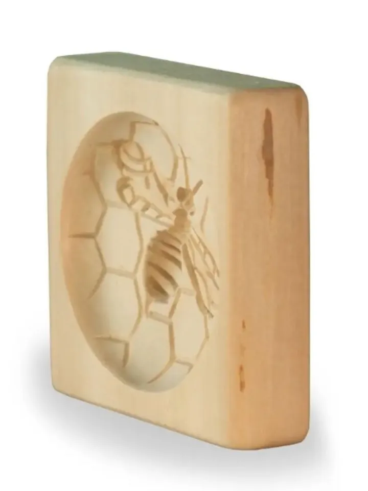 bee Embossed cookie mold, cookie cutter, wooden mold, Wooden stamp stamp for gingerbread cookies springerle stamp