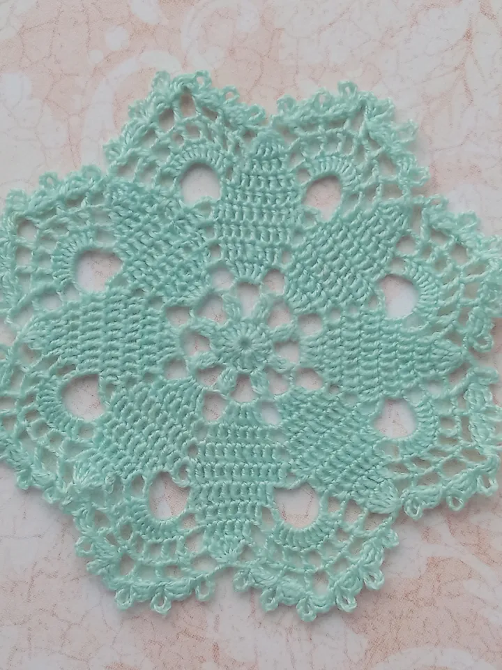 Miniature Mint Doily