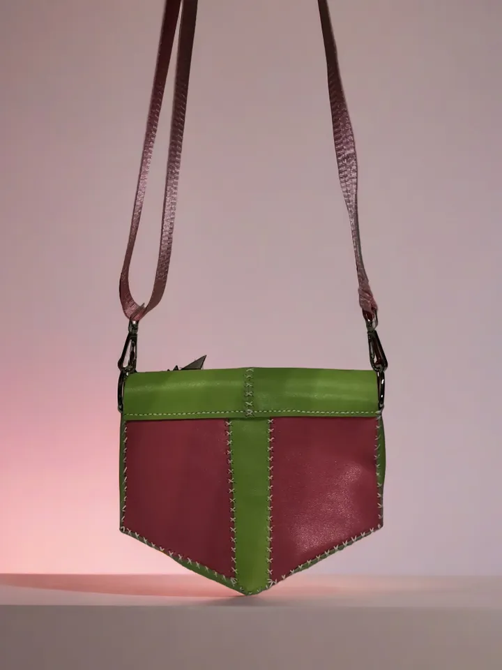 Leather bag "Spring in your heart"
