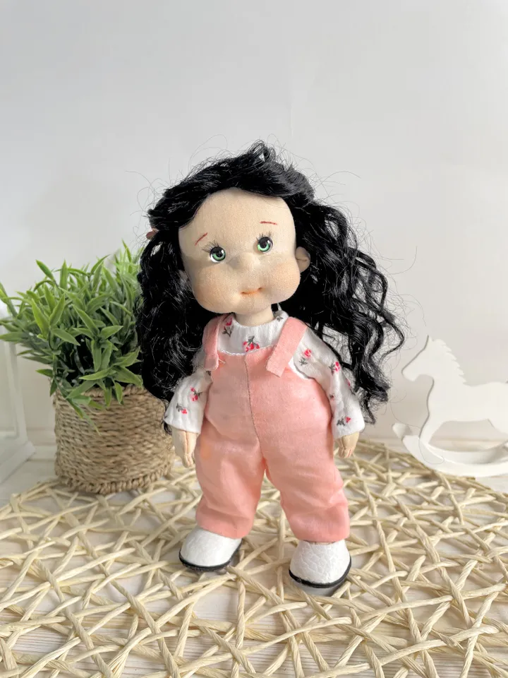 Handmade Poseable Art Doll - Waldorf-Inspired Collectible Heirloom Gift for Girls (20cm)