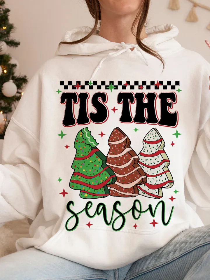 Little Debbie Christmas tree cake png, tis the season png, retro Christmas png, little Debbie png, Christmas sublimation, Christmas tree png