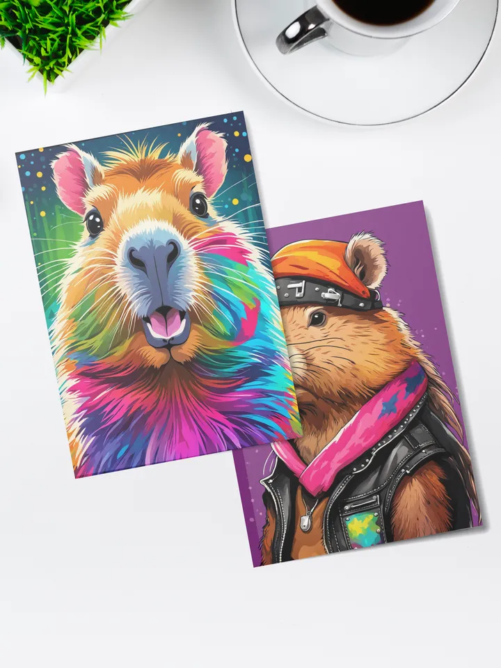 Capybara postcards