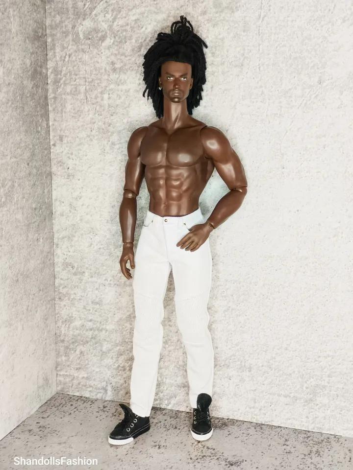White jeans for JHD Mizi Adonis