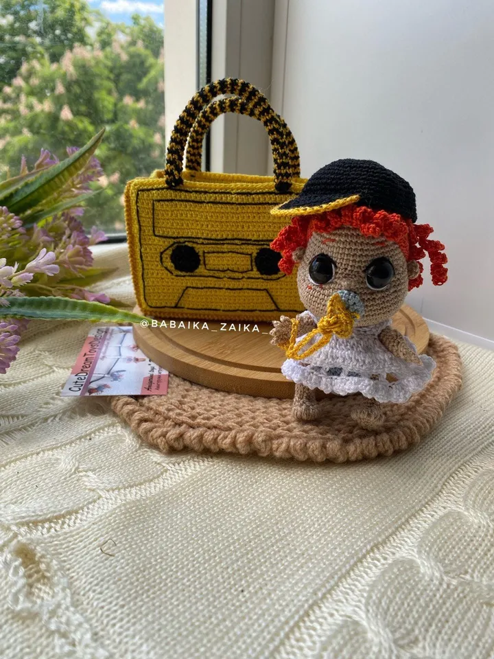 PDF Crochet Pattern Lol Baby Doll in Recorder, Small Toy Pattern, Amigurumi, Baby Doll Pattern, Amigurumi house pattern tutorial doll in Eng