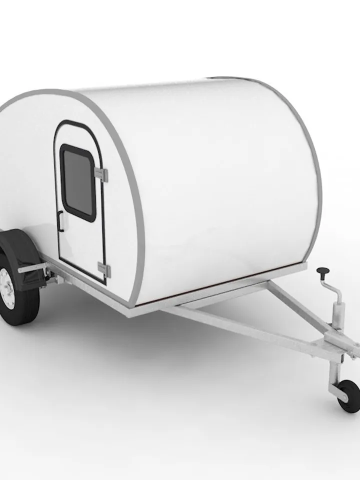Motorcycle Small Car Teardrop Trailer Plans DIY Travel Camper Blueprints Download with Material list