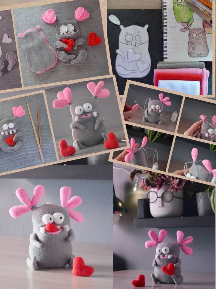 PDF Plush Plant Set โ Fleece Toy Patterns (3 in 1)
