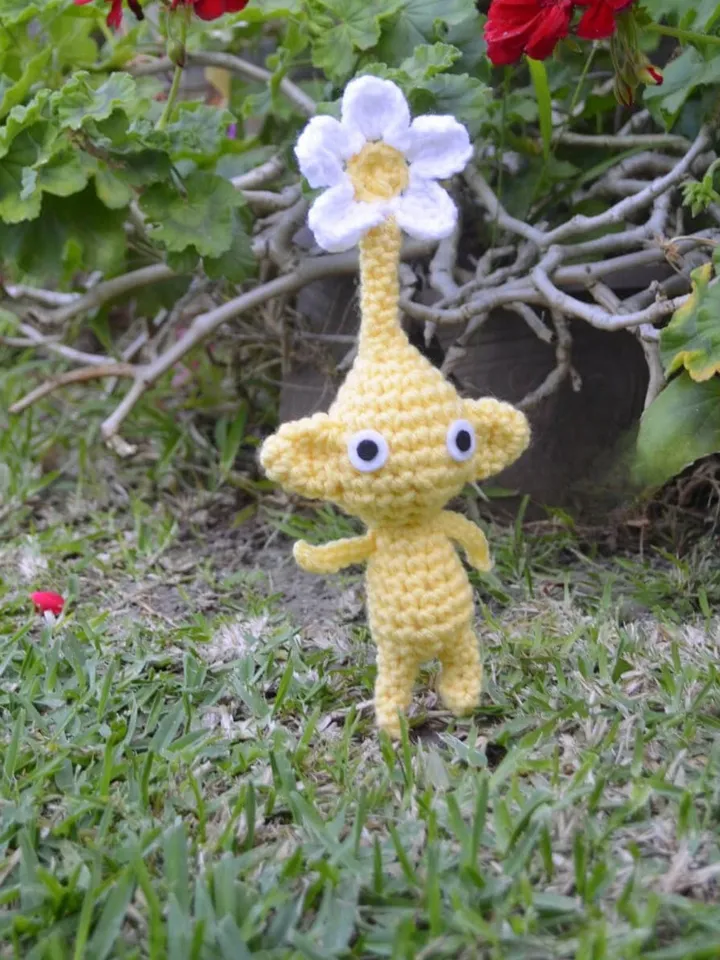 Pikmin Crochet Pattern, Nintendo Crochet Pattern, Olimar and Wiiu Crochet Pattern, Pikmin Plush. Pikmin Amigurumi
