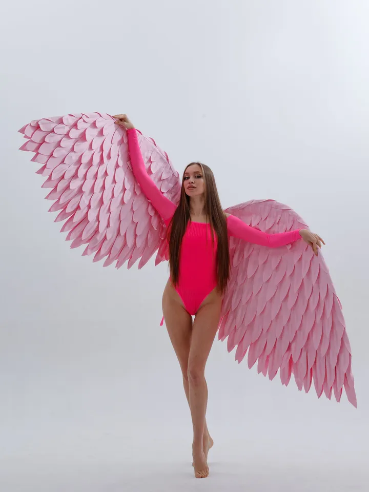 Angel wings,pink wings, barbie wings, angel costume, wings cosplay, angel wings costume, white angel wings, white wings, large wings