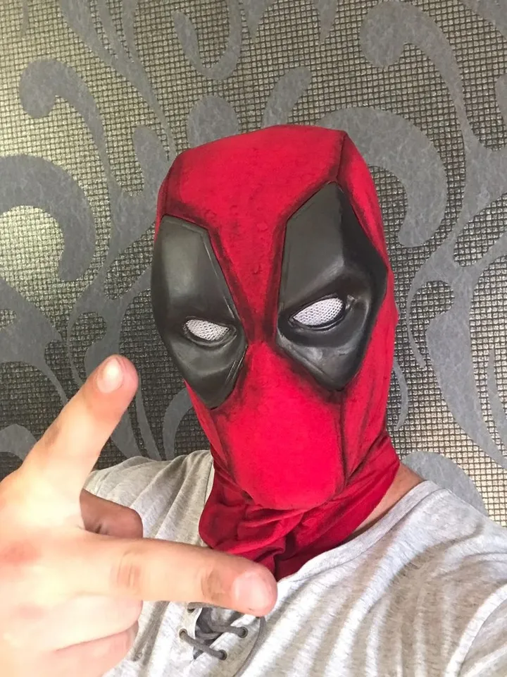 Deadpool mask cosplay marvel (movie version)