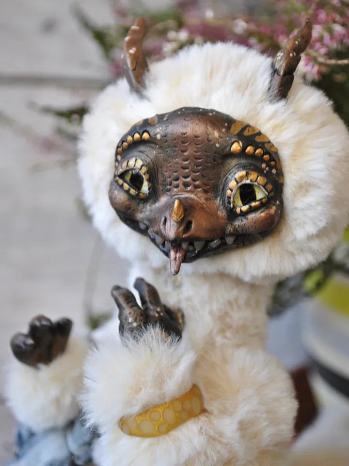 Snow dragon doll