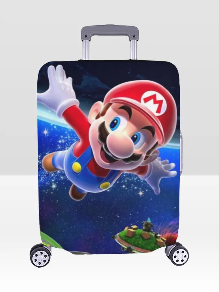 Mario Luggage Cover, Luggage Protective Print Cover, Case Cover