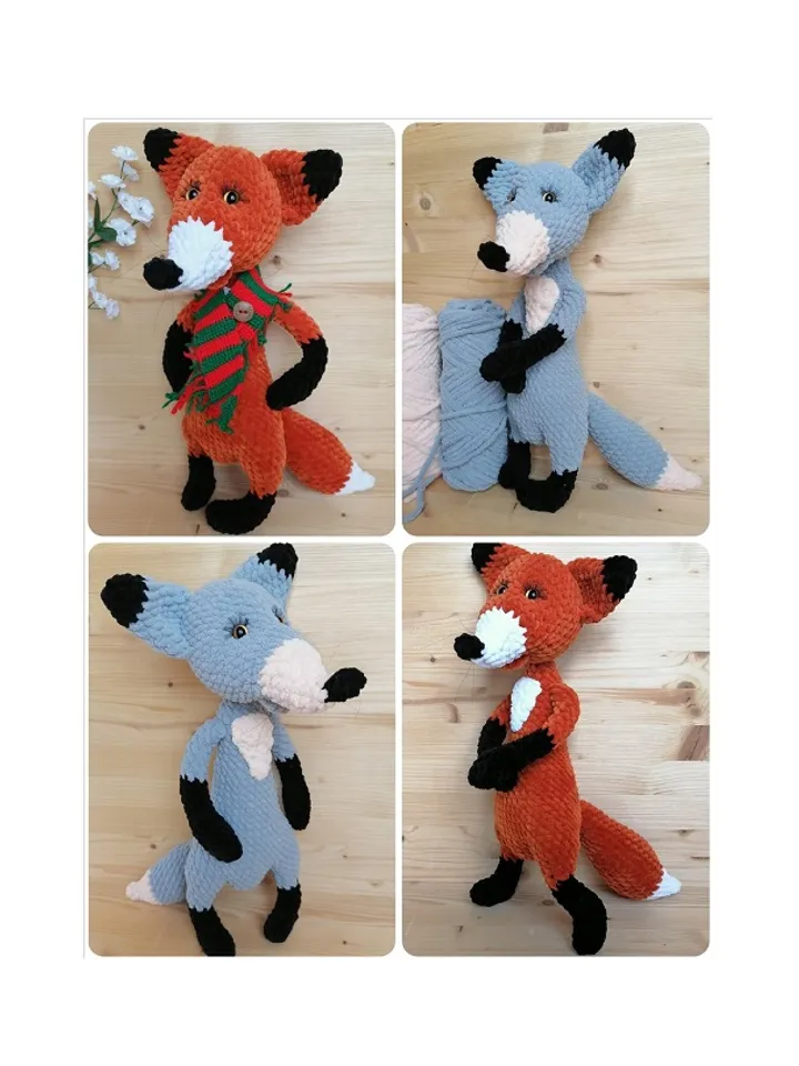 Crochet pattern Fox - digital pattern PDF