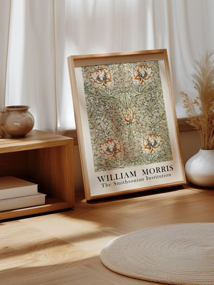 William Morris Wall Art, Vintage Botanical Print, Floral Poster Arts Decor, Digital Download, William Morris Print Digital Download 009