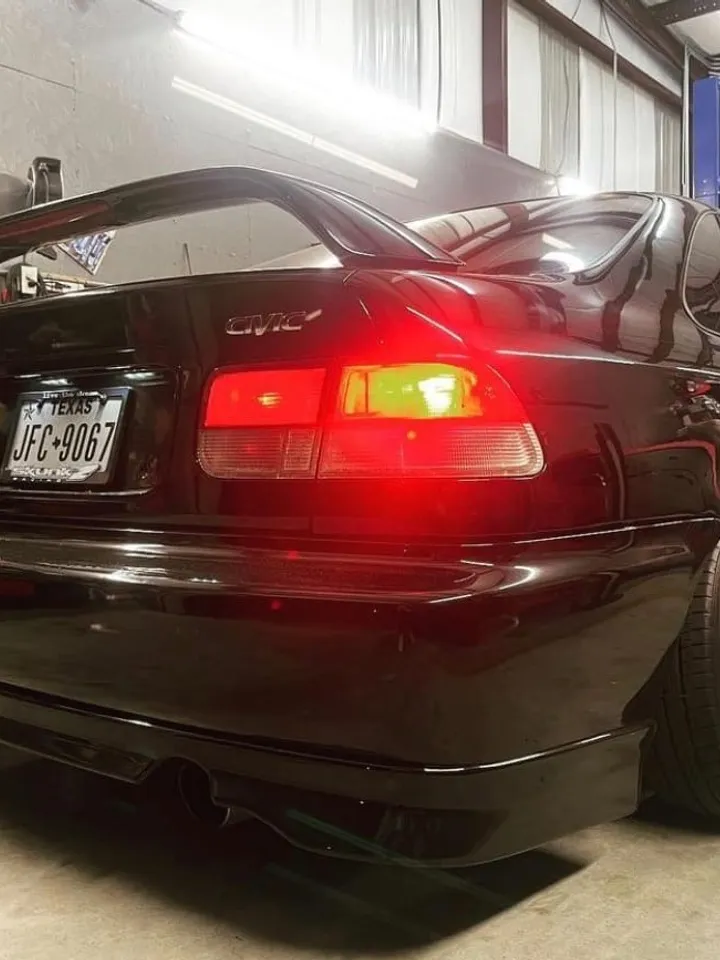 Civic Coupe Si VTI Rear Lip (abs) for Honda Civic Ek 99-00 2 dr. ABS