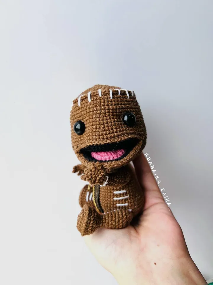 PDF Crochet Pattern Sackboy, Amigurumi characters, Crochet boy doll, Cute doll, Sackboy Pattern, Crochet little big planet