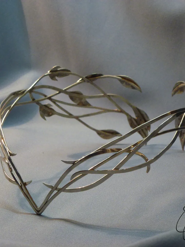 Galadriel crown - LOTR elven tiara - branches and leaves diadem - for elves and fairies