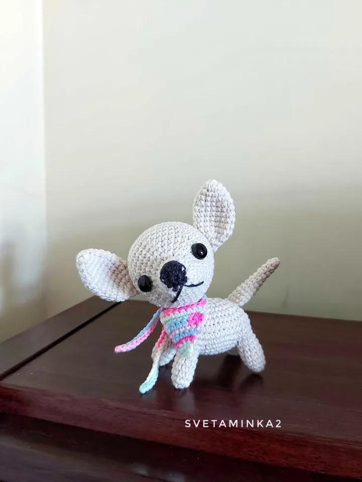 Crochet Puppy Pattern Amigurumi Dog. Digital Download. PDF.