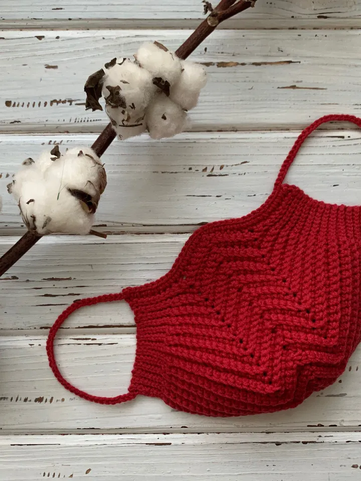 Face crochet Santa’s beard mask, cotton face mask, washable mask, eco friendly mask, adult mask, anti dust mask, Santa’s antennae and beard