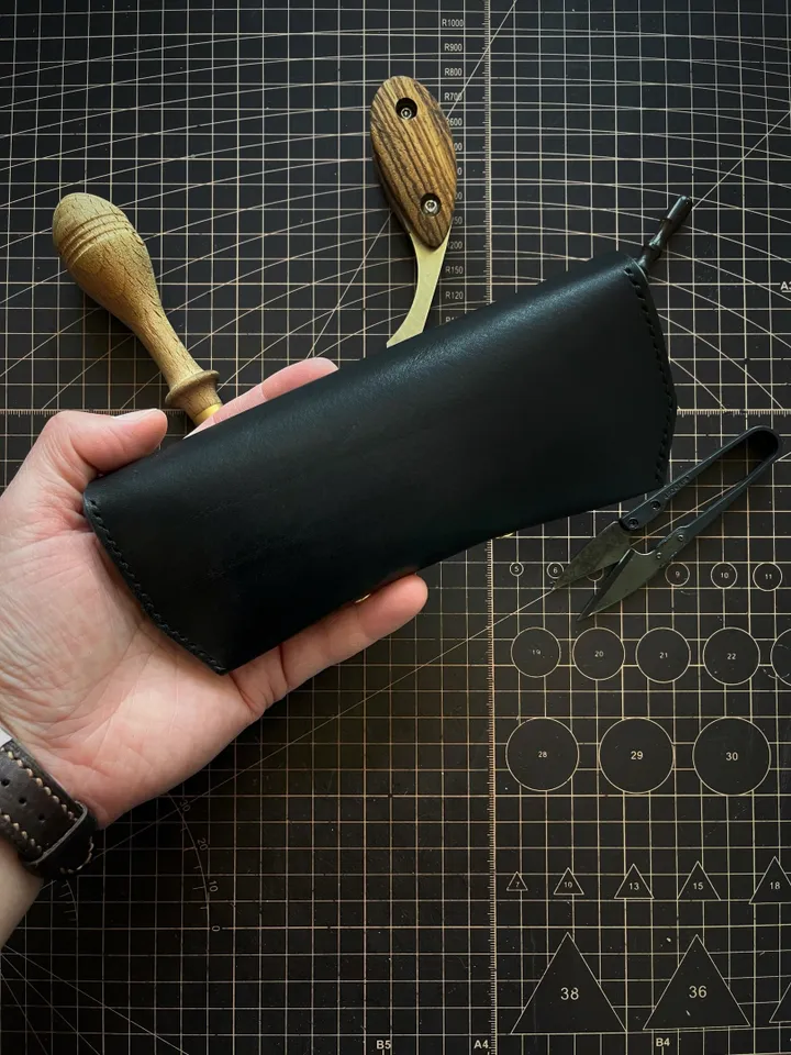 Pattern for a leather case for glasses - Download PDF - Pattern for a leather case for glasses - Pattern for a leather case