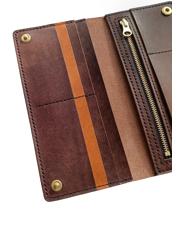 Pattern long wallet - Pattern of a leather wallet - Download PDF