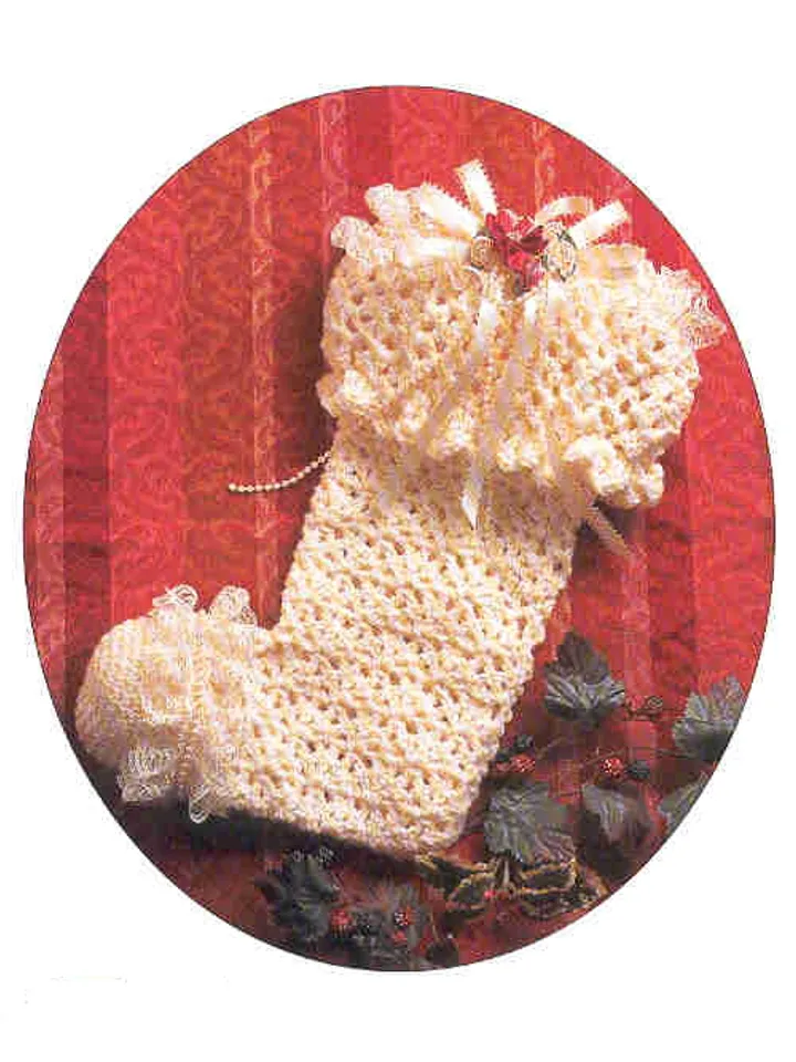 Christmas Stockings Vintage Crochet Pattern 262 PDF