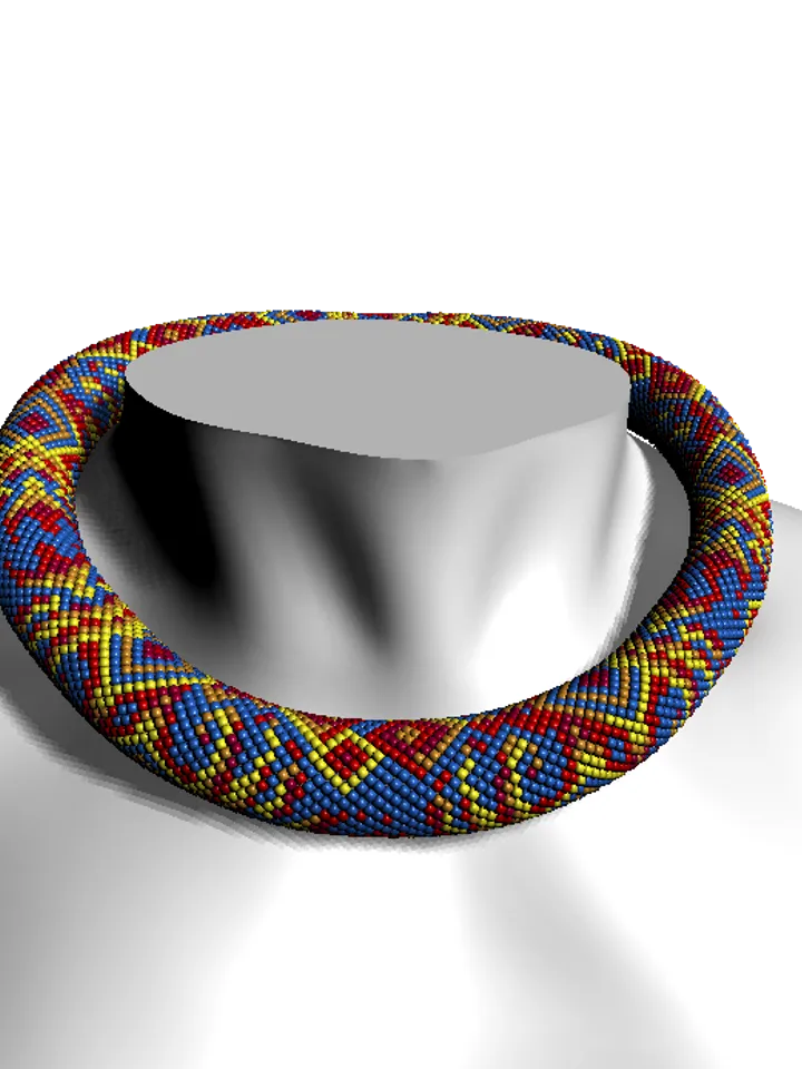 PDF Bead Crochet Pattern , Pattern for Necklace and Bracelet bead crochet