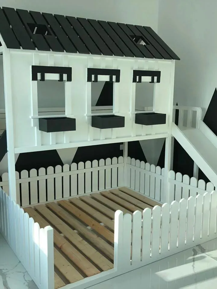 Handmade Inspired Toddler | Furniture & Toys Children's modern Bed Playhouse