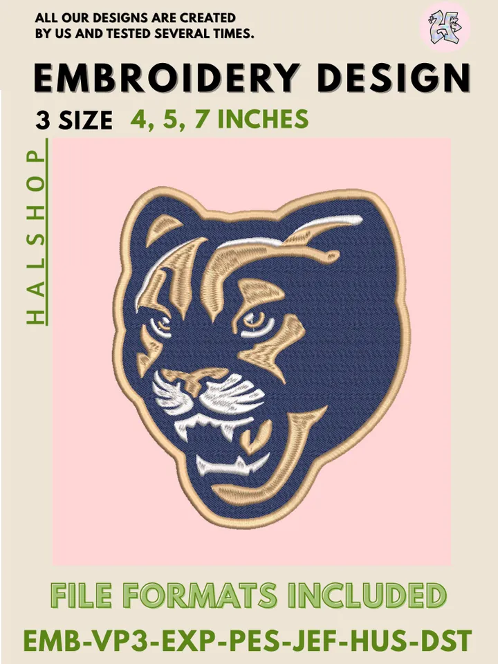 NCAA BYU Cougars Logo Embroidery Files – Sports Team Machine Embroidery Download