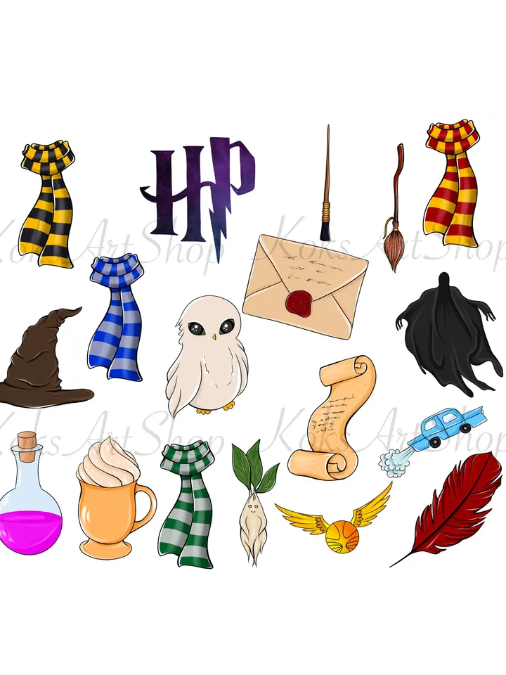 Wizardry school, magic clipart, magic school, magic books, wizard clipart, printable stickers, magic stickers, wizarding stickers, wizarding