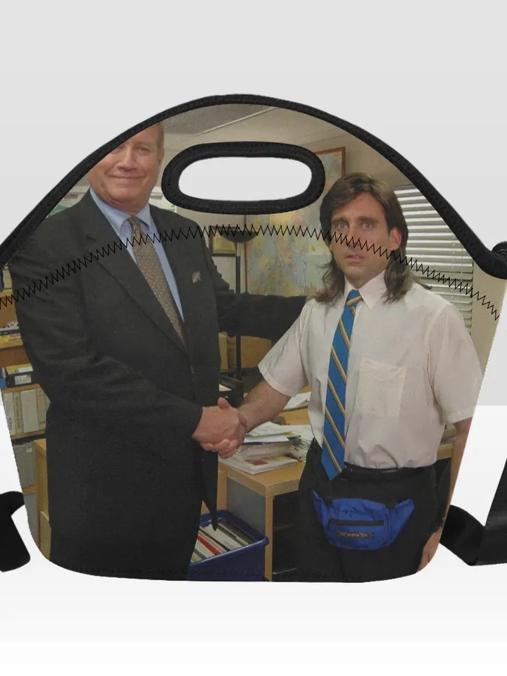 Michael Scott Meme Neoprene Lunch Bag, Lunch Box