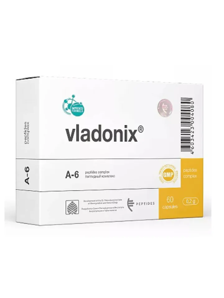 Vladonix immunity restoration peptides 20 caps., 60 caps.
