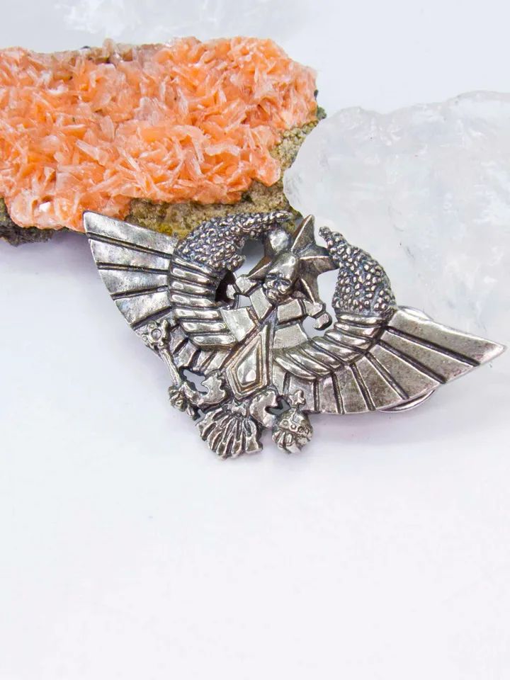 Aquila of the Valhallan Ice Warriors Badge (German Silver CuNiZn)