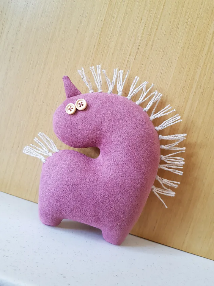Stuffed animals sewing patterns PDF Unicorn and Horse, digital tutorial in English, rag dolls sewing diy