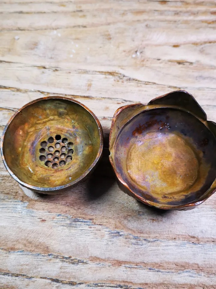 Gandhanra Vintage Censer,Lotus Incense Burner Holder,for Incense and Offering