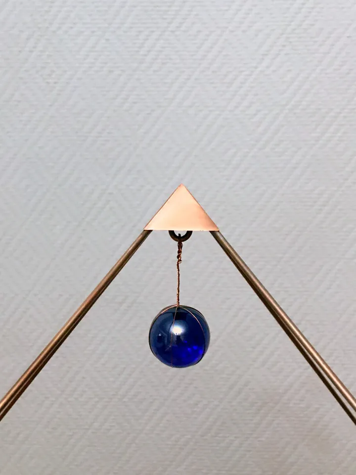 Copper pyramid healing, Kupfer Tense pyramid, mini pyramid, meditation copper pyramid , reiki healing tool
