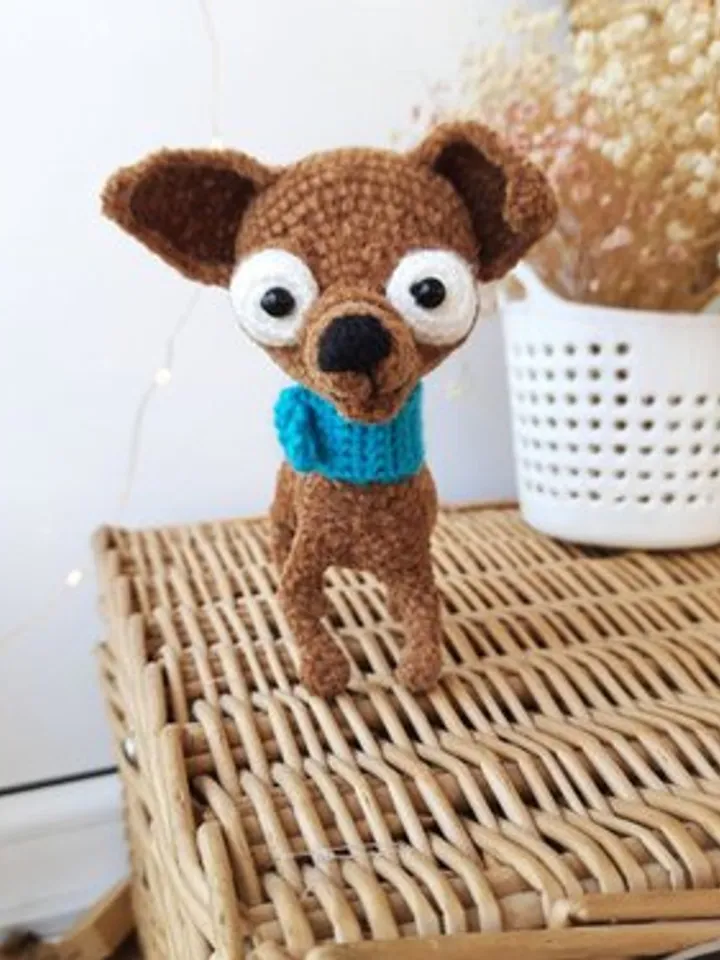 Pocket toy terrier miniature toy. Replica dog sculpture.Gift for dog lover