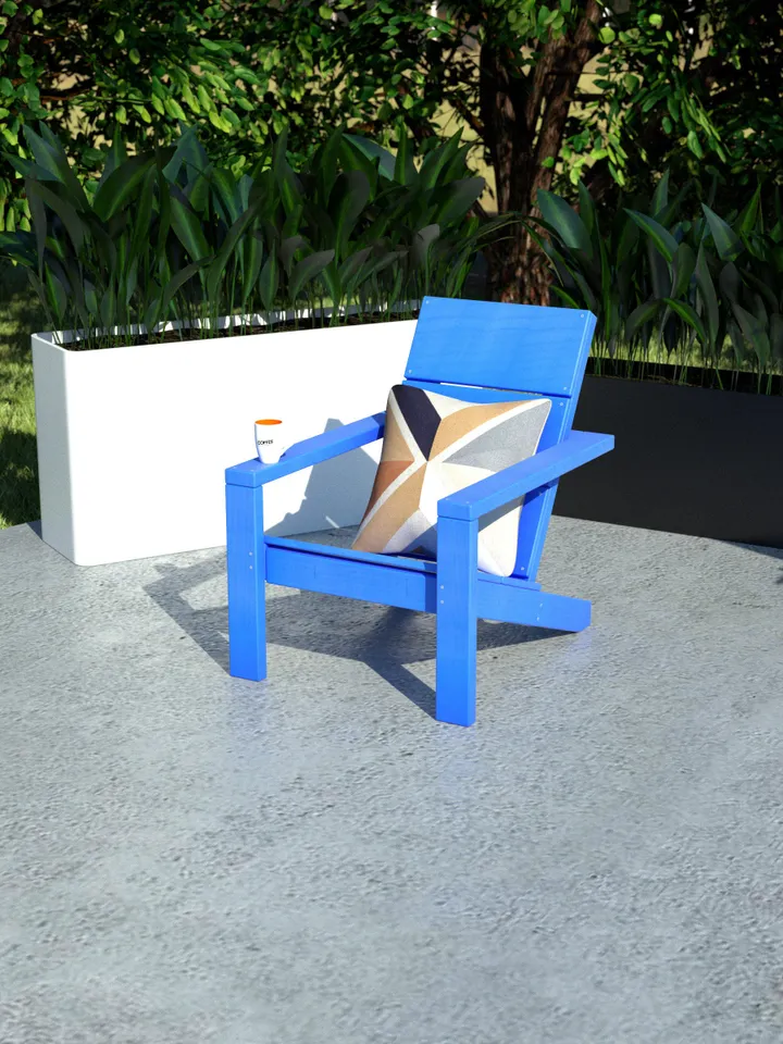 Modern Adirondack Chair Plans, PDF, DIY