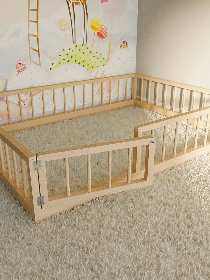 Montessori Floor Bed Plan, Queen Size, PDF, DIY