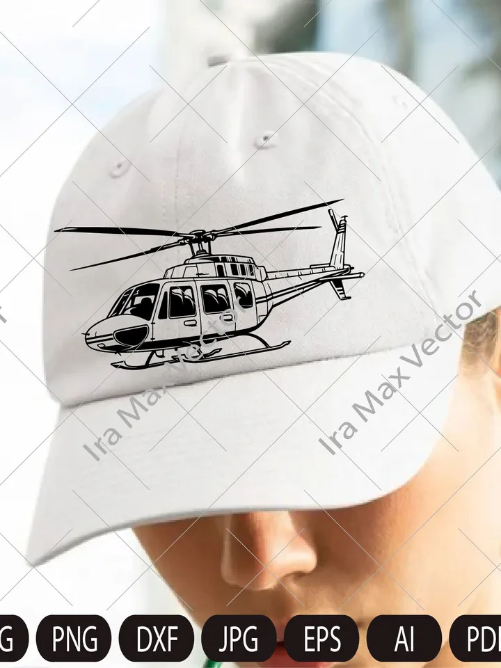 Helicopter SVG, Helicopter retro svg, Helicopter Silhouette, Helicopter vintage, Helicopter vector