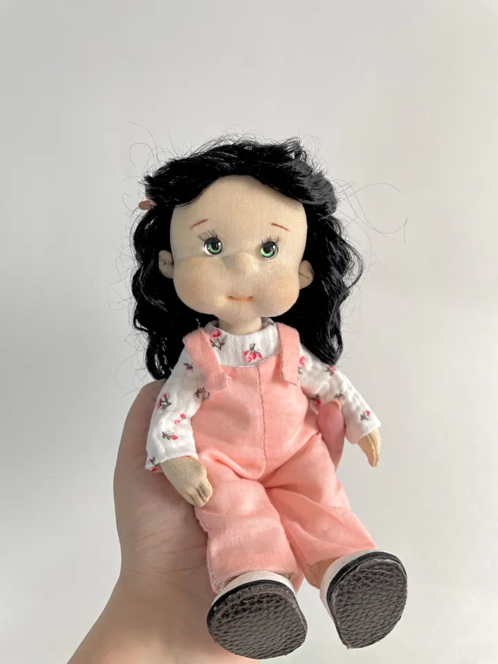 Handmade Poseable Art Doll - Waldorf-Inspired Collectible Heirloom Gift for Girls (20cm)