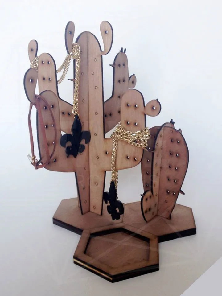 Digital Template Cnc Router Files Cnc Jewelry Organizer Files for Wood Laser Cut Pattern