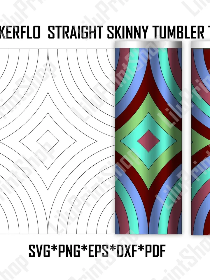 Burst tumbler template svg for straight 30oz skinny Makerflo tumbler Crossing Boujee X tumbler svg Tangram tumbler wrap instant download