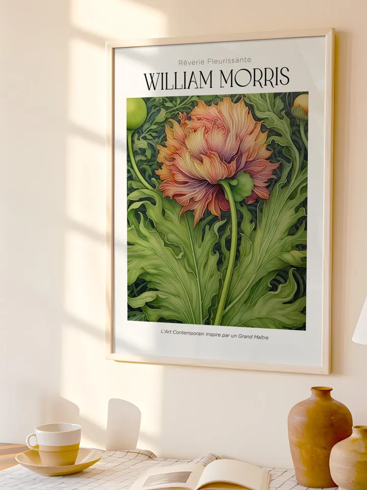 William Morris Wall Art, Vintage Botanical Print, Floral Poster Arts Decor, Digital Download, William Morris Print Digital Download AA6