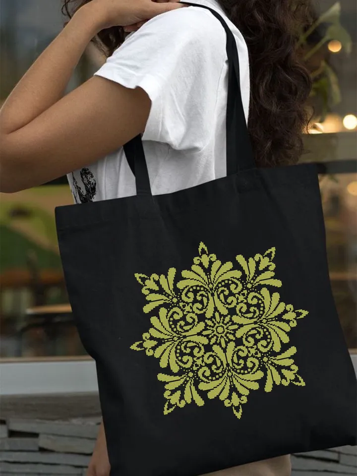 Mandala cross stitch pattern PDF download, Floral mandala pattern digital PDF, Mandala ornament cross stitch chart, Mandala embroidery #M242