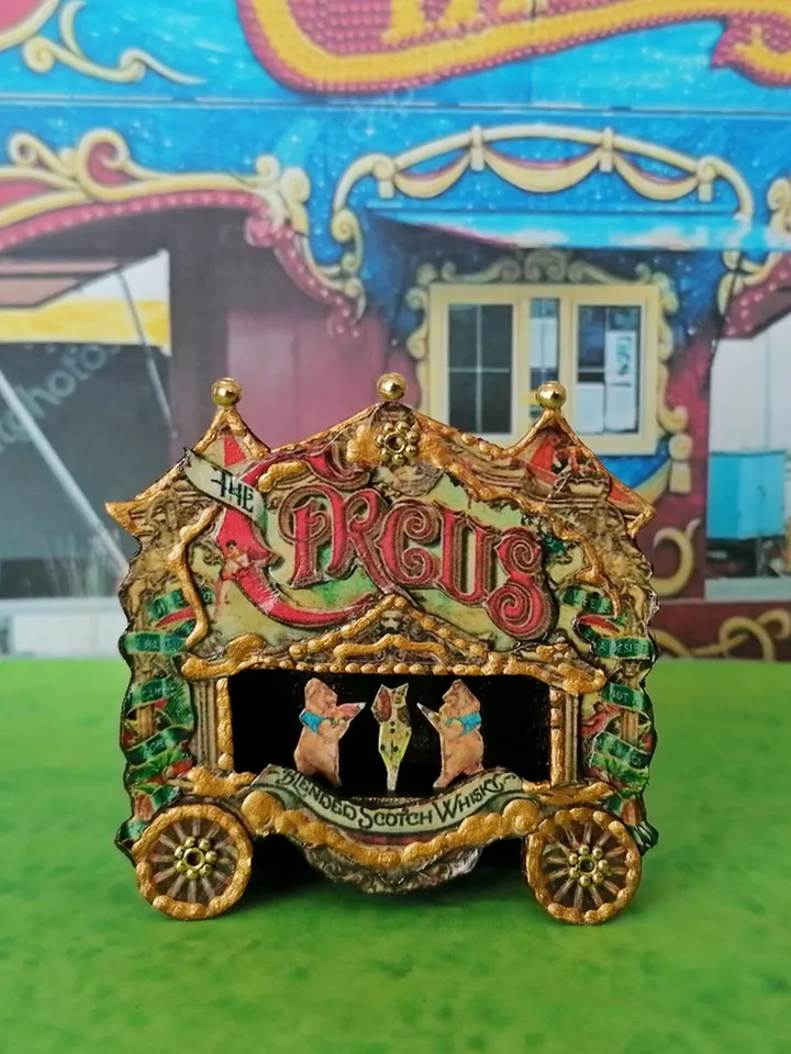 Circus for the dollhouse. Miniature circus.1:12 scale.