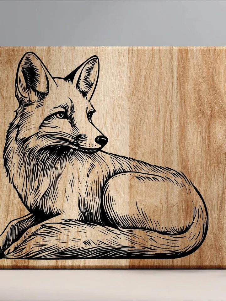 Vector 20 Fox Design Bundle forest Fox PNG for Sublimation Fox SVG file for cricut, Wild Fox Laser Cut file for engraving, Prints wall art