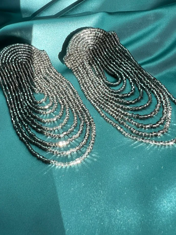 Cascade Beaded Earrings