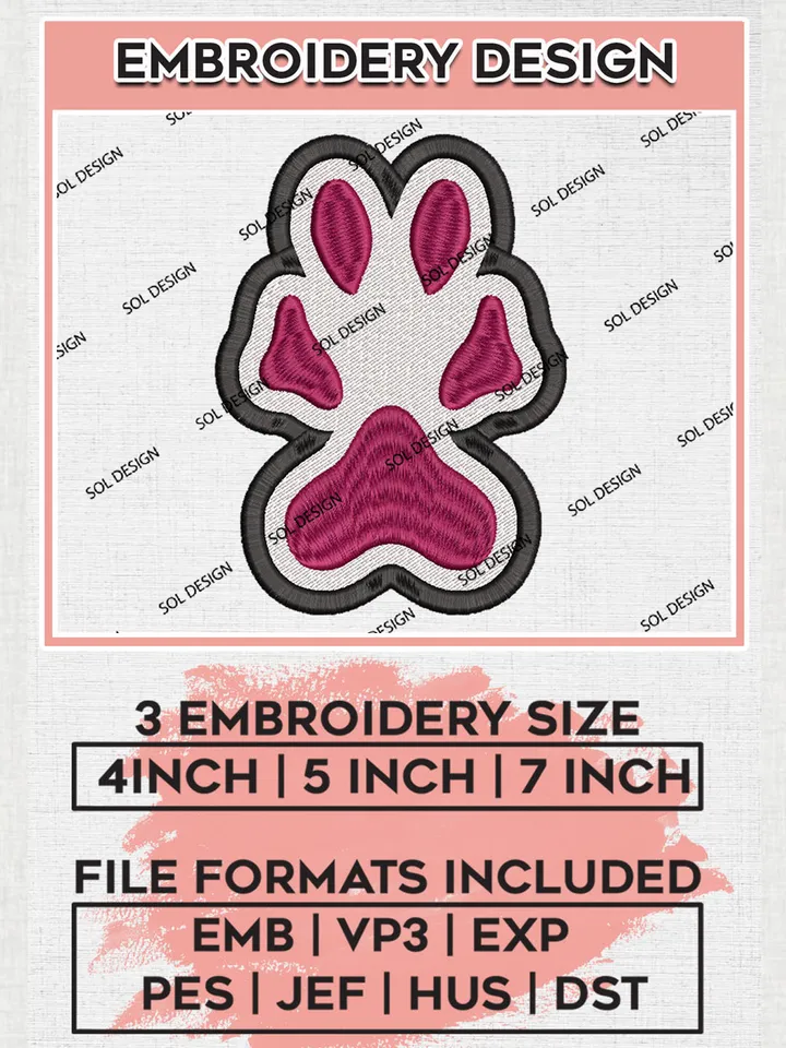 NCAA Southern Illinois Salukis Team Footprint Logo embroidery designs, NCAA Southern Illinois Salukis Logo Machine embroidery files, NCAA Team Logo embroidery designs, NCAA Game Day Machine embroidery designs, Digital Download