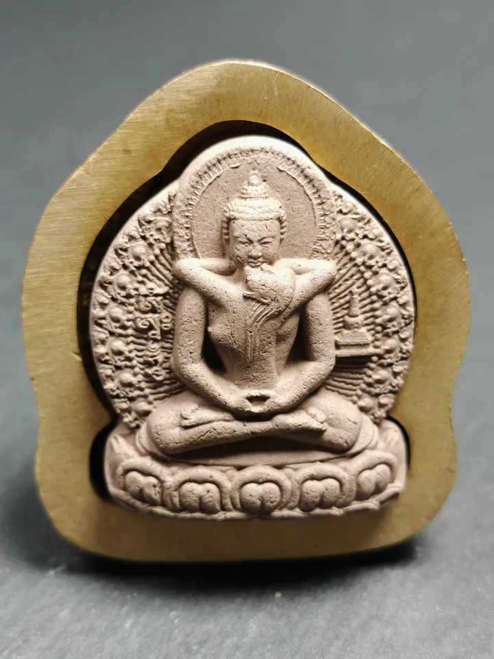 4.5cm Height Samantabhadra Yab Yum Tsa Tsa Mold,Gandhanra Unique Tibetan Buddha Statue Mould For Making Clay Statue,Tsha Tsha Mold